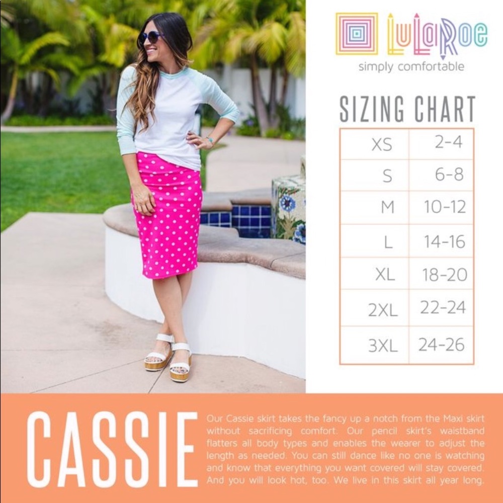NWT S Lularoe Cassie - Picture 3 of 3